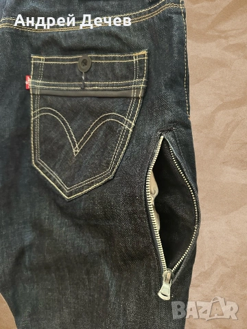 Тъмносини винтидж дънки Levi’s 514, снимка 3 - Дънки - 55229946