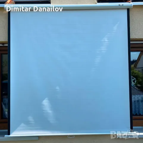 Екран за проектор CCLife DBELE004 152x152cm, снимка 6 - Плейъри, домашно кино, прожектори - 55702559