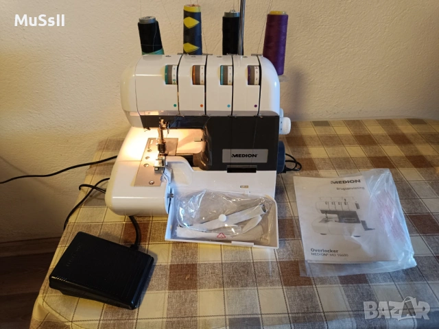 Шевна машина оверлог Medion MD 16600 – Като нов