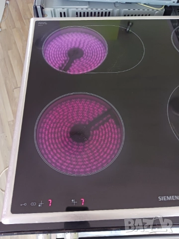 Печка за вграждане с керамичен плот  SIEMENS, снимка 10 - Печки, фурни - 54607353