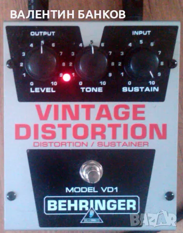 Behringer VD1 VINTAGE DISTORTION effect pedal for Guitar used tested From Japan
