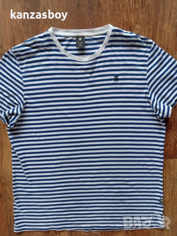 G-star Stripe - мъжка тениска р-р XL, снимка 3 - Тениски - 54368000