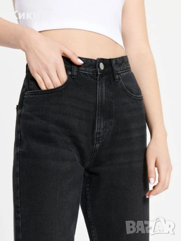 SINSAY ВИСОКА ТАЛИЯ Дънки с кройка Mom fit, снимка 3 - Дънки - 54220991