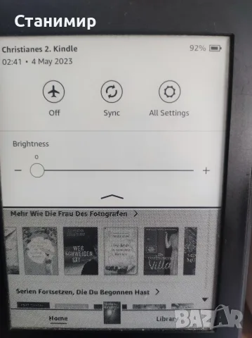 Електронен четец Amazon Kindle Paperwhite 3 (7th Gen) с над 800 книги, снимка 12 - Електронни четци - 55699433