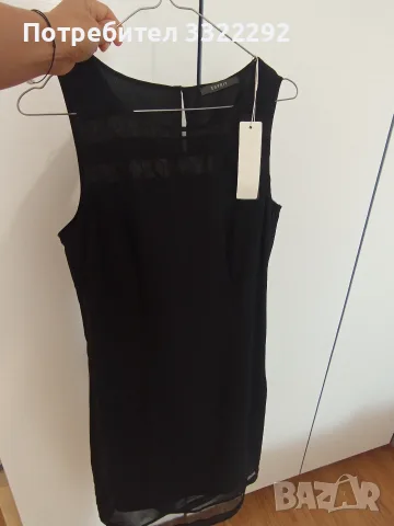 Черна класическа рокля Esprit-36