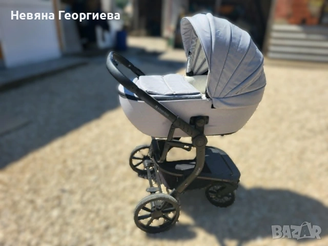 KIKKA BOO Комбинирана количка 3в1 IRENE LIGHT GREY