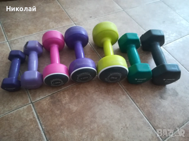Гири, снимка 8 - Фитнес уреди - 54399600