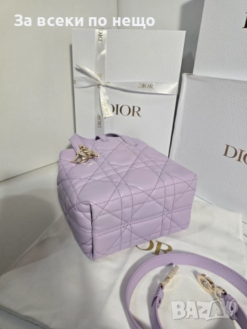 Dior Toujours Дамска Лилава Чанта Код Brand Luxury Fashion15, снимка 7 - Чанти - 54960614