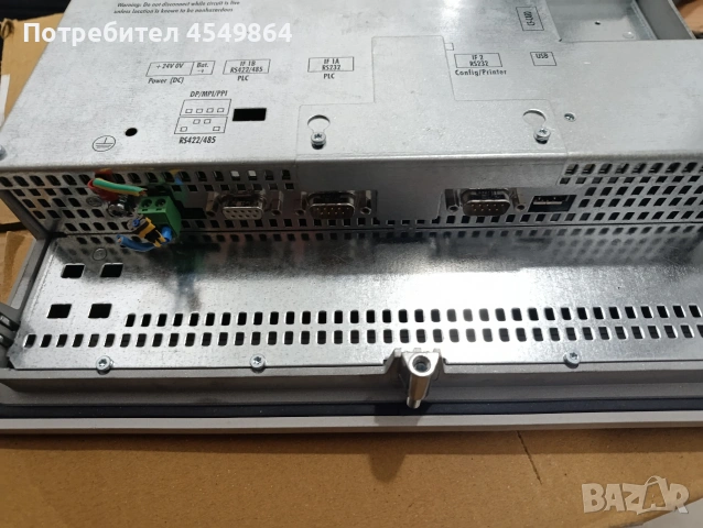 Siemens SIMATIC TP270 Touch 10" HMI Panel – 6AV6545-0CC10-0AX0, снимка 3 - Друга електроника - 54957903