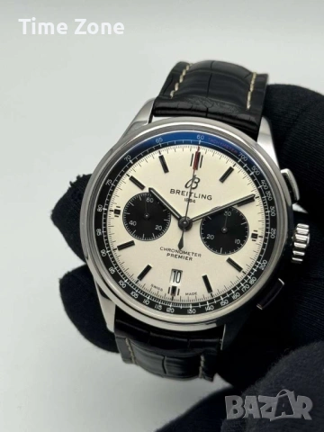 Breitling Premier B01 Chronograph 42mm Panda Dial, снимка 3 - Мъжки - 54047889