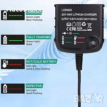 Зарядно устройство LCS1620 за батерии Black & Decker , снимка 3 - Винтоверти - 54310403