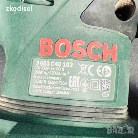 Виброшлайф Bosch PSS 200 AC, снимка 2 - Други инструменти - 54596085