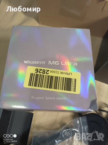 WalkerFit M6 ultra смарт часовник за мъже - приемане/набиране на повиквания със 110 спортни , снимка 6 - Смарт часовници - 54439153