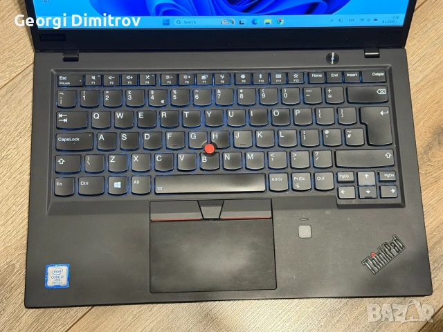 Lenovo x1 carbon i7-8650U/8RAM/256SSD/Intel UHD Graphics/Full HD, снимка 2 - Лаптопи за работа - 54984287