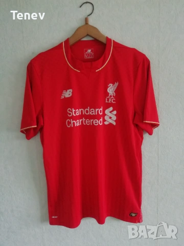 Liverpool Henderson New Balance оригинална тениска фланелка Ливърпул Хендерсън NB , снимка 2 - Тениски - 43613241