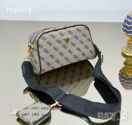 Guess Нова Дамска Кожена Чанта Гес Различни Цветове , снимка 14 - Чанти - 55340515