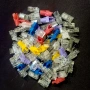 130 броя Конектори VCom, RJ45, UTP, Cat5e, LAN мрежа мрежи, снимка 1