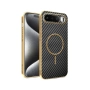 Карбонов TPU Калъф за Realme 16 5G - Електропокритие, Антиотпечатък, Вграден магнит, 3 цвята, снимка 1