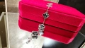Van Cleef & Arpels VCA 5 Motifs Silver Veined Black Onyx Vintage Alhambra Дамска Гривна, снимка 5