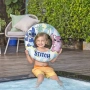 Детски пояс за плуване Stitch син бял 56 см_1261370, снимка 2