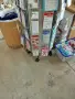 Въртящи се метални дисплеи / щендери / стелажи на колелца, перфорирани за куки (180 см) , снимка 4