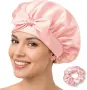 Нощна шапка от коприна - 100% Mulberry Silk Sleep Hat, снимка 1