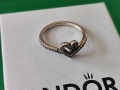 Оригинален сребърен пръстен Пандора мечтана любов pandora, снимка 3