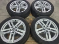 Лети джанти 17ки 5х112 Audi + зимни гуми 225/50/17 Dunlop, снимка 3