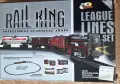 Електрически влак, Rail King, с 3 вагона, с коловоз, снимка 1