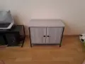 ТВ шкаф с врати vidaXL, Сив сонома, 60x35x45 см, Инженерно дърво, 12 kg, снимка 5
