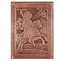 МЕДНА ИКОНА ЗА ЗАЩИТА СВЕТИ МИНА, снимка 2
