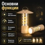 Мощна акумулаторна къмпинг лампа LED фенер USB зареждане кука за риболов туризъм палатка аварии, снимка 2