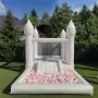 Бял замък/батут под наем с пързалка Forestoria White Bounce, снимка 2