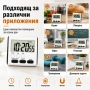 Дигитален кухненски таймер с електронен часовник за готвене спорт кухня спорт деца нов модел, снимка 5