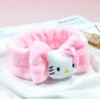 Спа лента за коса Hello Kitty в розово , снимка 1