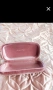 Луксозен калъф за очила кадифе Velvet Pink ,като нов, снимка 2