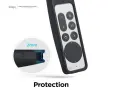 Apple TV 4K 2nd & 3rd Gen кейс за дистанционно управление с място за AirTag - elago R5, снимка 12