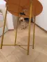 Жълта малка масичка/маса, снимка 4