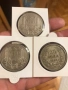 Лот сребърни монети 3 броя, снимка 1