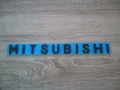 черен надпис Mitsubishi голям размер, снимка 3