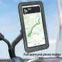Стойка за телефон за мотор колело тротинетка Водоустойчива Магнитна Бронирана 360 Калъф Държач за те, снимка 7
