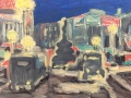 Авторска картина масло, 1948 г., снимка 3