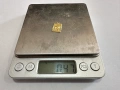 Златна висулка с буква „М“ – 14К, 0.47 г, снимка 2