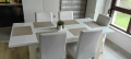 Трапезни столове IKEA Henriksdal – бели / бежови 6 броя, снимка 4