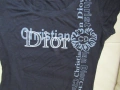 Черна дамска тениска CHRISTIAN DIOR, размер М, снимка 7