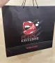 Черна луксозна хартиена торбичка с логото „Plein Exclusive“ Philipp Plein., снимка 1