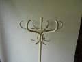 Виенска закачалка бяла 195 см, снимка 1