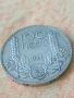 Българска сребърна монета от 100 лева 1934 година 25221, снимка 5