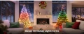 Kоледни смарт лампички Govee Christmas Sparkle String Lights 99ft - 30 метра RGBWIC 375 LED, снимка 4