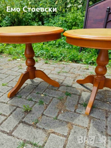 Красиви дъбови маси за кафе, снимка 3 - Маси - 55253910